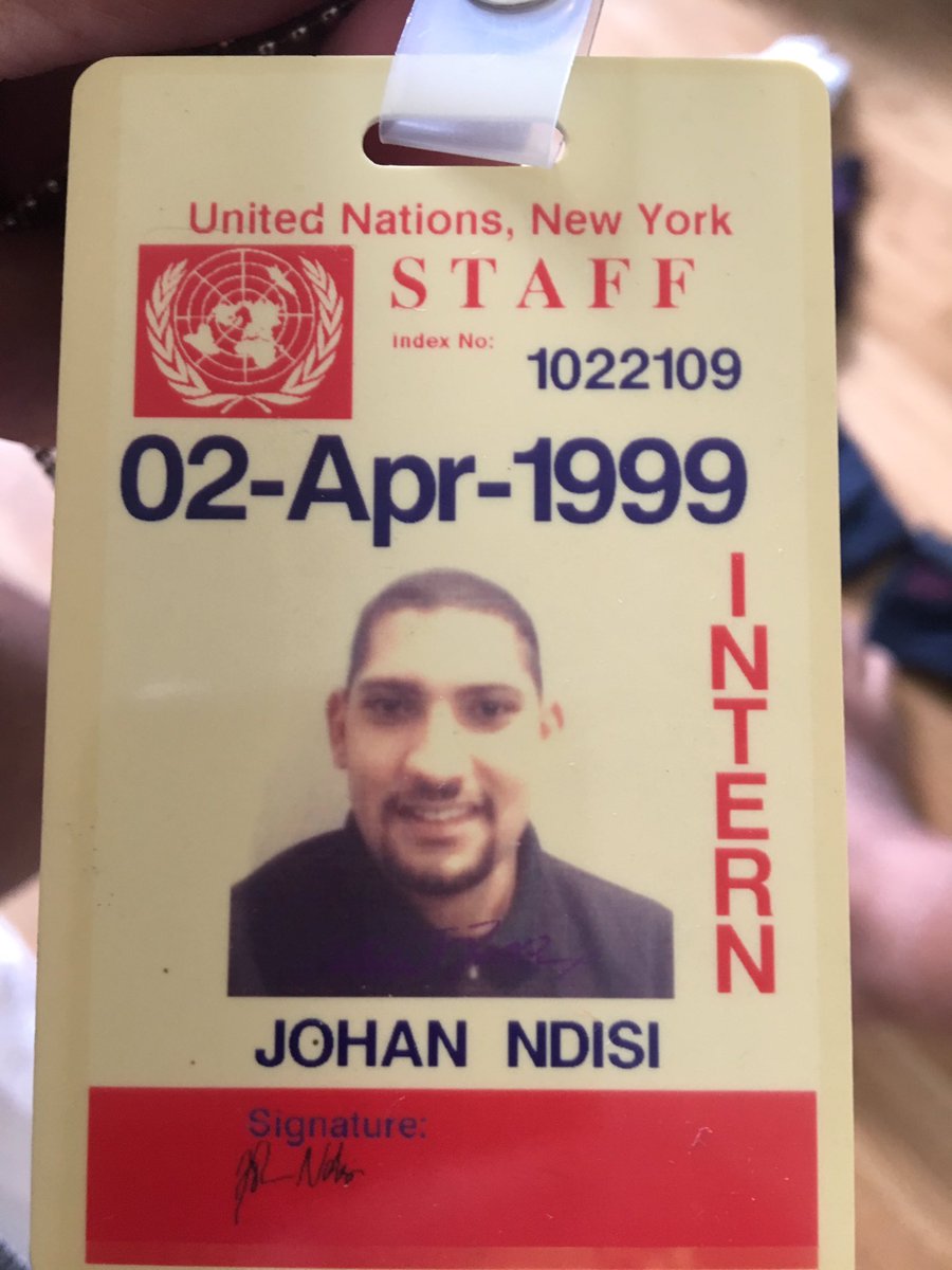 jndisi's tweet photo. Celebrating #UN75 today. Shaping the future together is something I believe in. It was true back when I was an intern at UNDPA. It remains true and even more important now. #FN75 #multilateralism https://t.co/lRZnHbm0Ip