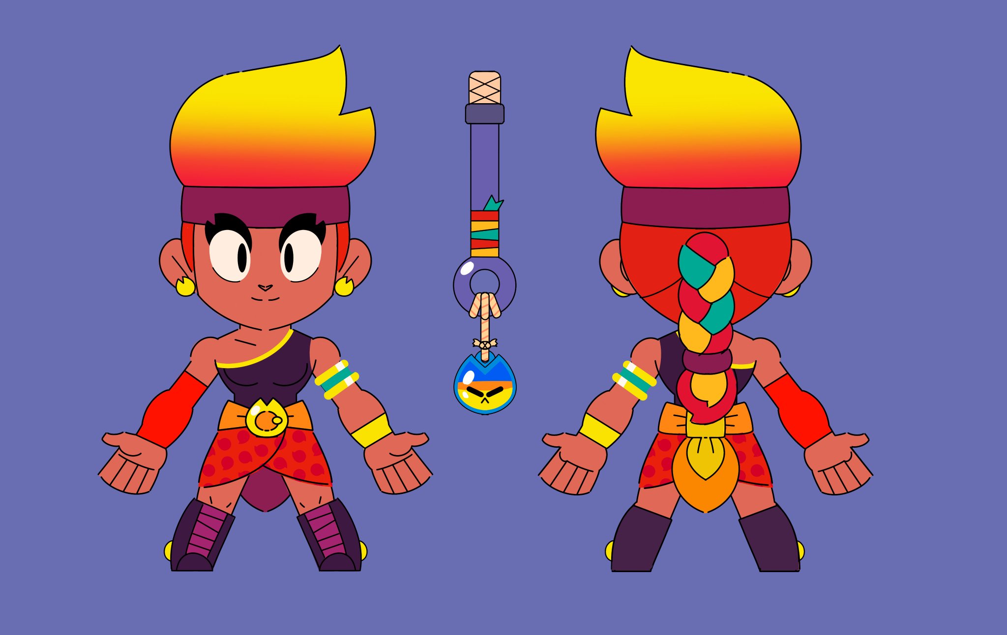 Paul on X: Heres some concepts of Amber! brawlstars characterdesign  conceptart t.conTvY6FEQXz  X