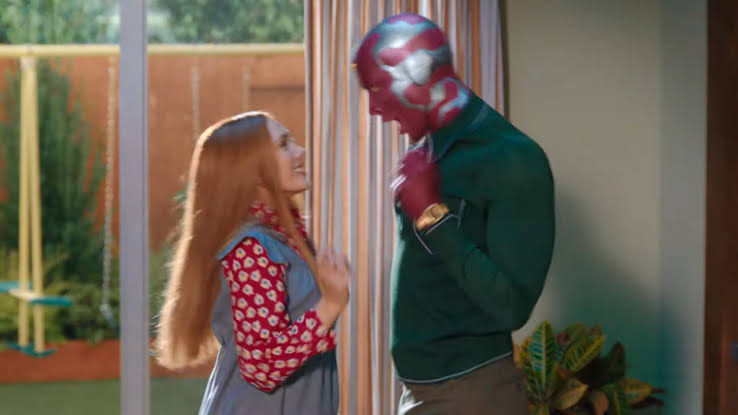 WandaVision-Ur a sucker for awkward nerds in love.-U probably sobbed hard on that "I just feel you" scene.-You cant wait for WandaVision to be finally released.-You won't get tired of Vision always clutching Wanda.