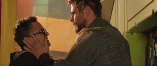 ThorBruce (Thruce)-You're fave movie genre is Thor:Ragnarok.-Dont lie, you shipped them so hard on that movie.-U really said Dom/Sub.-You love the small awkward smart guy and the large beefy loving guy falling in love kind of stories.-U probs think Ragnarok is a RomCom.