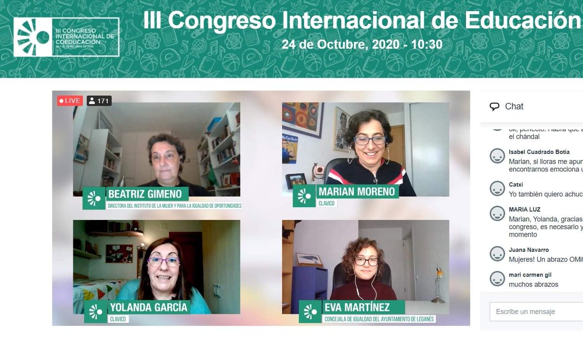 CLAVICO_'s tweet photo. Empezamos! III Congreso CLAVICO 💜👏💜👏💜👏 #coeducacion https://t.co/UNzxSMleAH