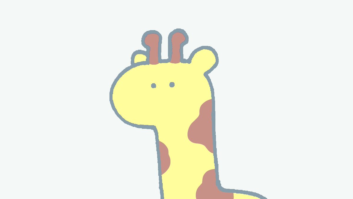 キリン の フリーアイコン ヘッダーです ご自由に使ってください フ コアラさん のイラスト