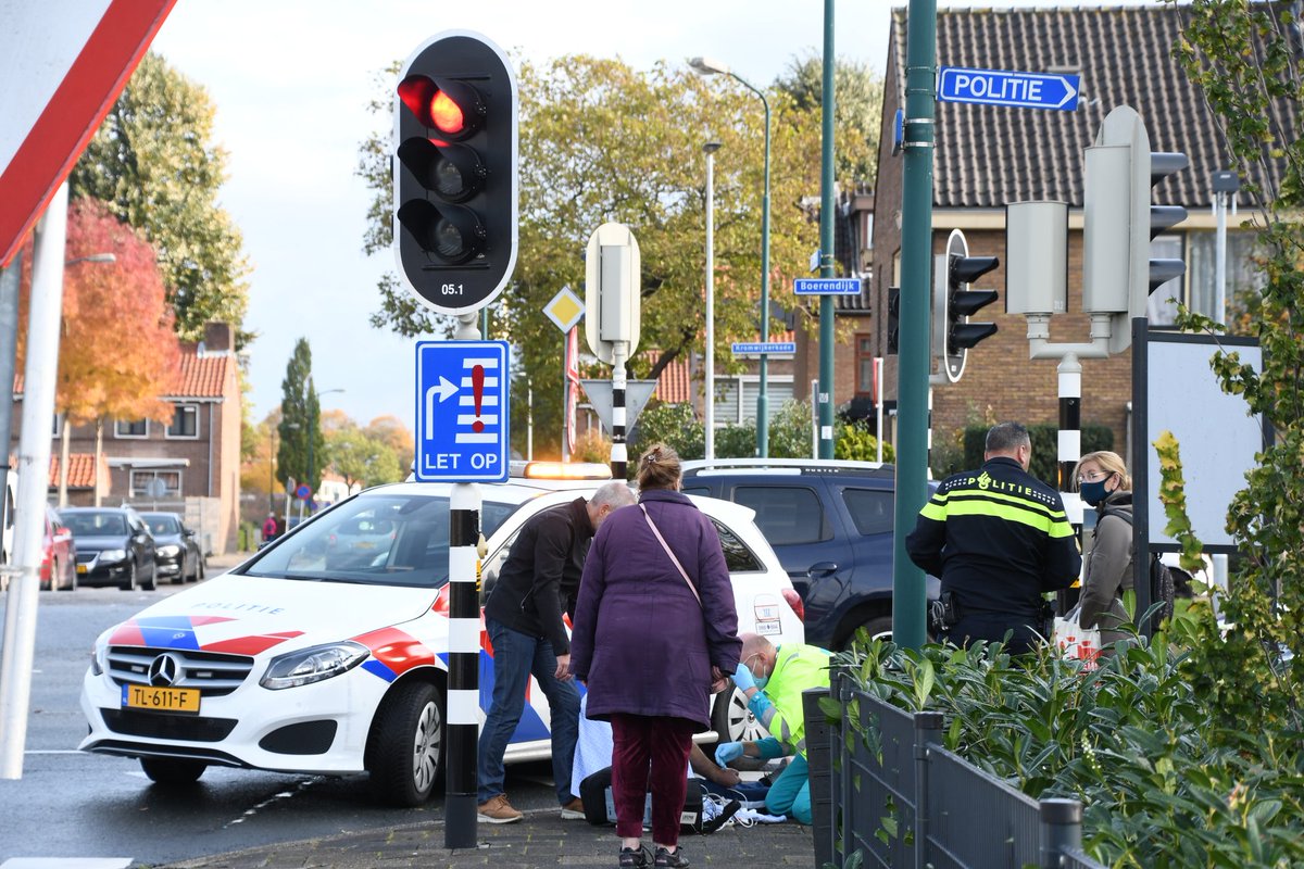 Melding ambulance Boerendijk Woerden inzake aanrijding