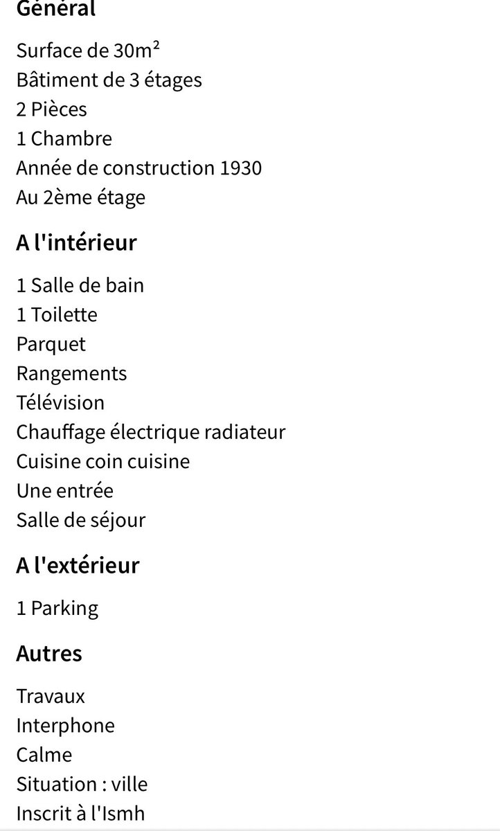 Je mets des captures car évidemment une offre pareille va finir par trouver preneur (oui, oui, je vous assure les non parisiens) :