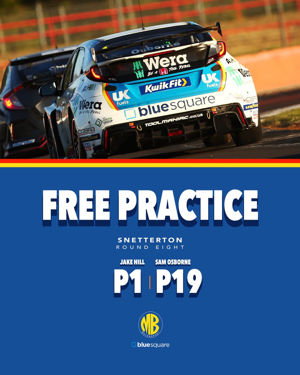MBMotorsport_'s tweet photo. A positive start to the day. Time to refocus and push on into qualifying! 🔜 

#BTCC #SoftcatGoRacing #MBMotorsport https://t.co/jry2nea3VW