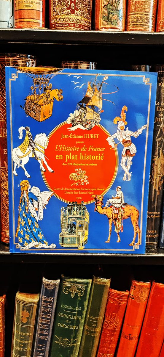 LibrairieHuret's tweet photo. Nouveauté !
.
L'Histoire de France en plat historié (2020).
.💫🔸️
Cet ouvrage présente 570 couvertures de livres à plat historié dédiés à l'Histoire de France.

.🔸️🔸️
En vente : 140 pages, 50€ (58€franco). https://t.co/cy19YEGZYj