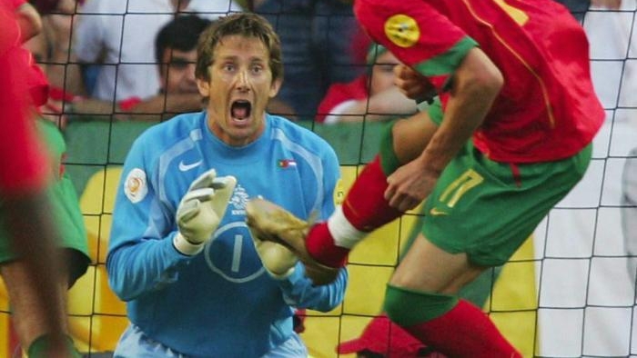 Happy birthday to Edwin van der Sar The greatest goalkeeper to be continually terrified of the ball 