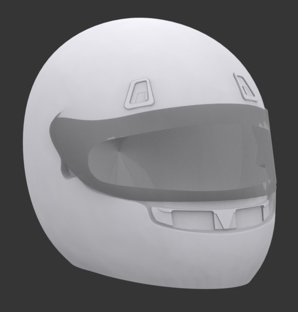 EKOsimracing's tweet photo. Just finished making the model of @ayrtonsenna & #Gerhard_Berger 1991 #Rheos helmet and ready to putting this into the sim for better reality! #AssettoCorsa #F1 #EKO #SimRacing https://t.co/jROXTA82Jl