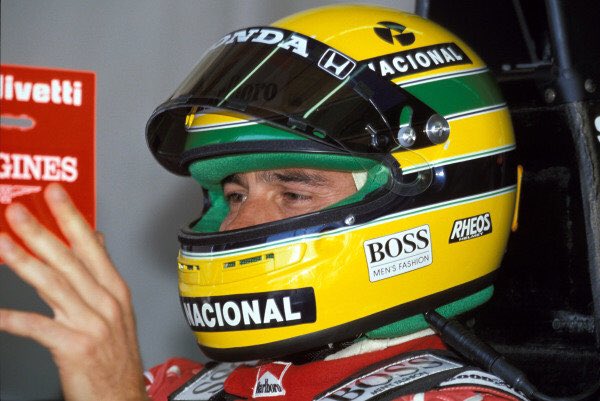 EKOsimracing's tweet photo. Just finished making the model of @ayrtonsenna & #Gerhard_Berger 1991 #Rheos helmet and ready to putting this into the sim for better reality! #AssettoCorsa #F1 #EKO #SimRacing https://t.co/jROXTA82Jl