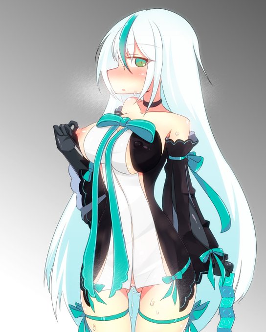 しろかみクールガールちゃんのファンアート描きました https://t.co/kLhNKBhtTy 