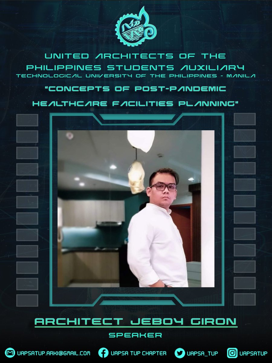 uapsa_tup's tweet photo. UAPSA TUP invited distinguished registered and licensed architects that will have a talk on RECTIFY: Rebuilding the Image of Urban Knowledge. They will surely give us a lot of insights regarding the topics they will present. Let us know more about them!
#NEWAPSA https://t.co/UOgM9qzw0B