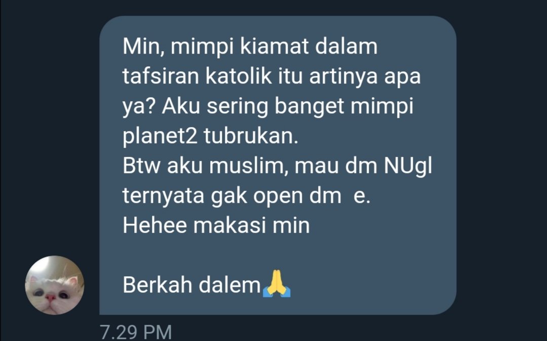 KatolikG's tweet photo. #minmautanya

Gus @NUgarislucu ini umat sampeyan nyasar, monggo di "ingu" jangan sampai kebaptis... https://t.co/DwDY3u7xNd
