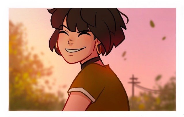 “Gotta keep ya on your toes~”

A light chuckle resonated through her response, her words coming near instantaneously after his startled question.