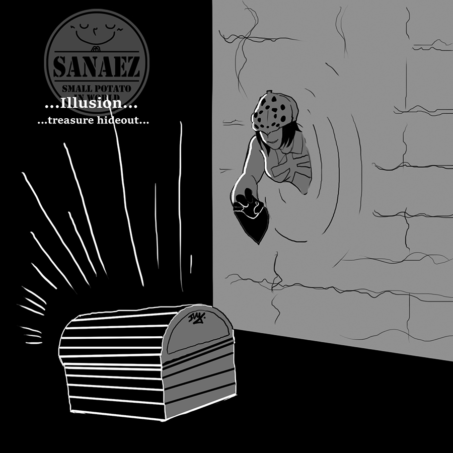Day24: Illusion
Illusion wall, and treasure!
 #soulstober 
