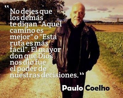 Paulo Coelho Español (@paulocoelhodice) on Twitter photo 