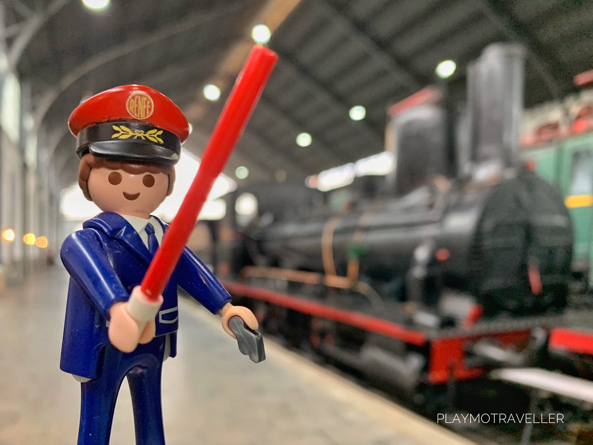 playmotraveller's tweet photo. Hoy para celebrar el #DíaDelTren hemos visitado el @M_Ferrocarril de #Madrid, todo un viaje al pasado en la que fue la primera estación monumental que tuvo la capital española y que en este 2020 conmemora su 140 aniversario. 

#TwitterCultural #EstaciónDeDelicias @ffe_es https://t.co/Rfk3SCmuaE