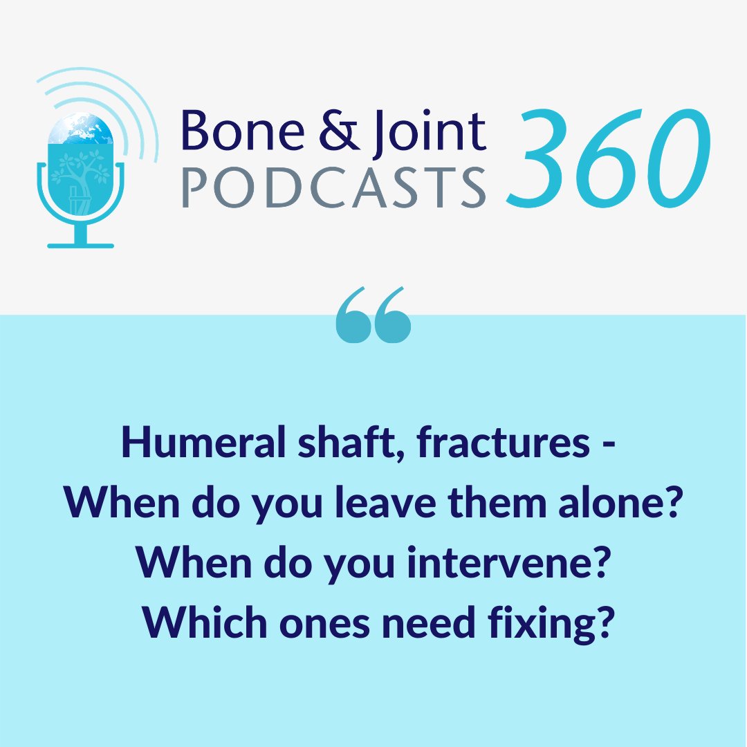 Listen to a discussion of all of these questions in episode 2 of BJ360 podcasts! 

Tune in at 14 mins 15 here: ow.ly/xzR950BXzT2

<a href="/SarahLXGill/">Sarah Gill</a> <a href="/benollivere/">Ben Ollivere</a> #humeral #orthotwitter