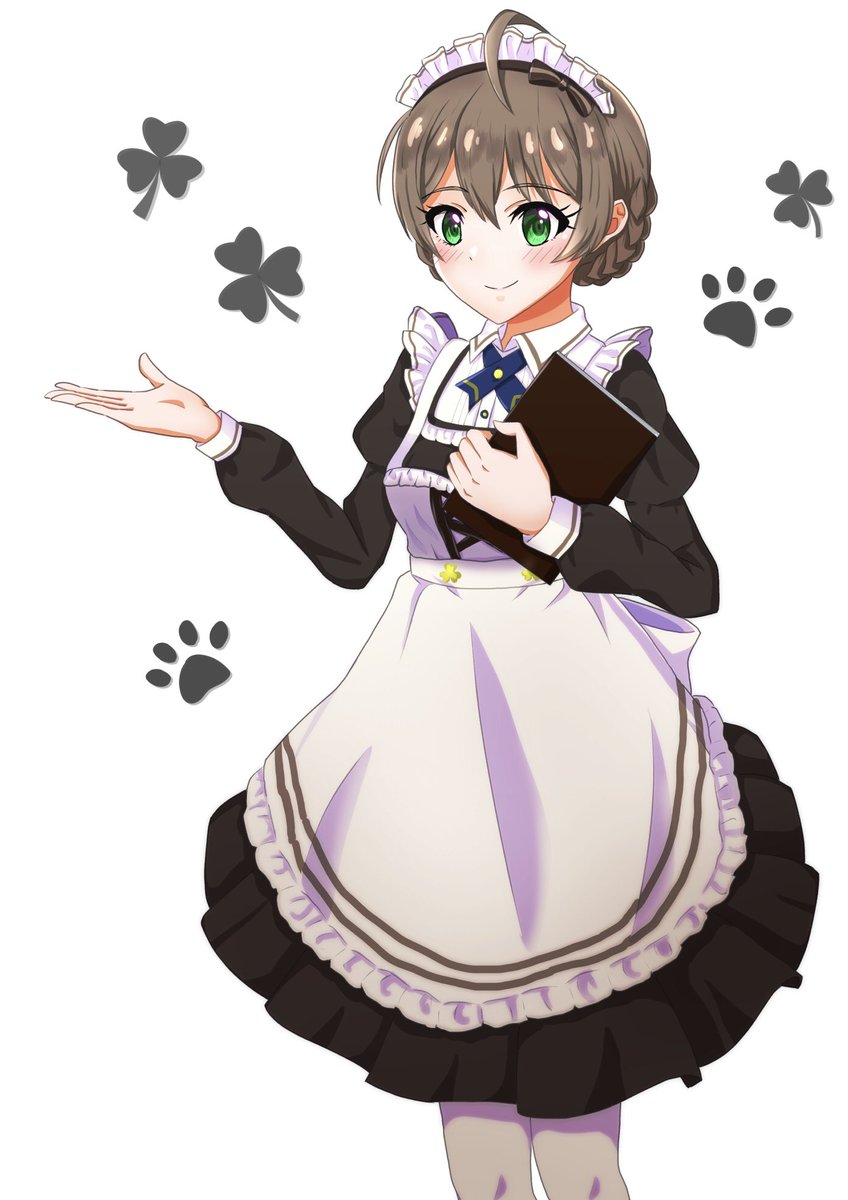「メイド歌織さん☘☘☘ 」|みみうのイラスト