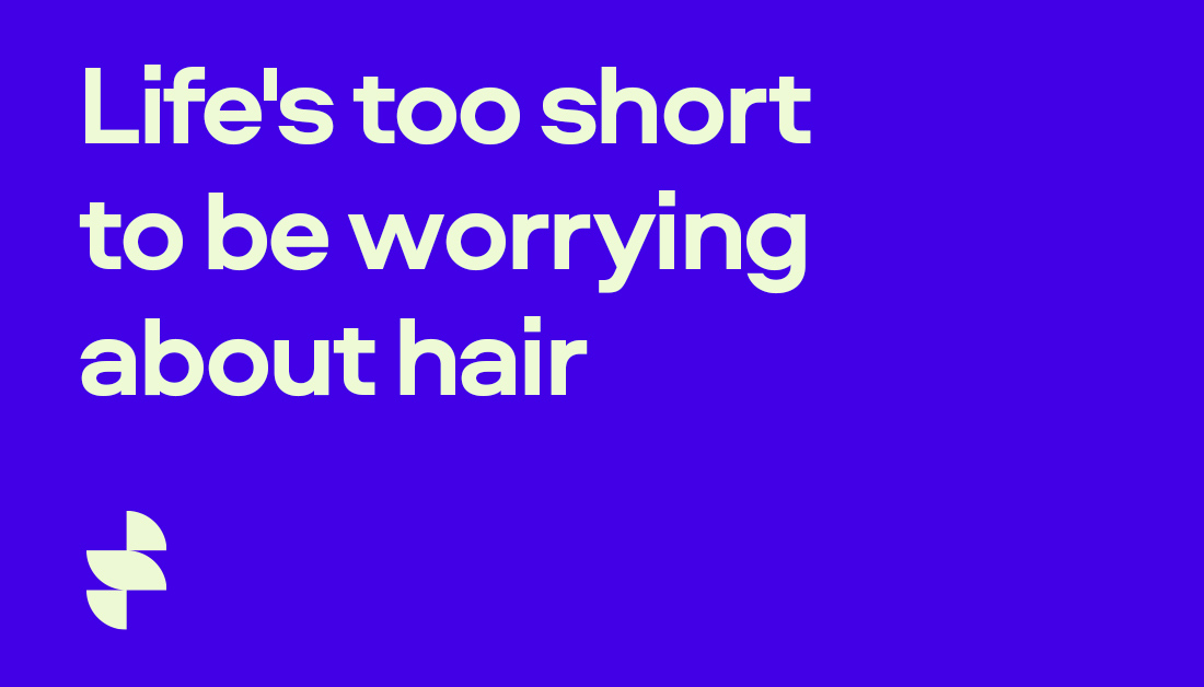 Our Full Works hair loss treatment works on 9/10 men.

Our products halt hair loss, increase growth and improve hair quality. And all you have to do is a quick medical consultation.

We’ll do the rest 😎