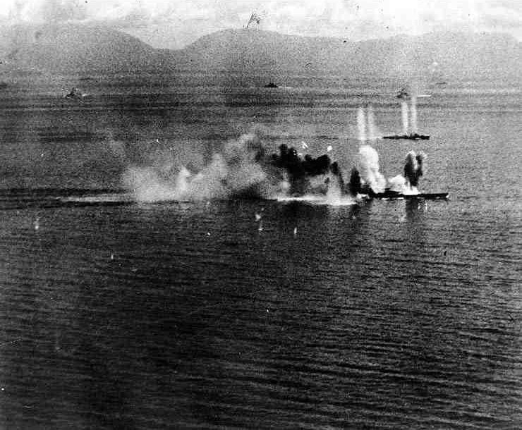 Today in 1944, the US Third Fleet engaged Kurita's Centre Force at the Battle of the Sibuyan Sea, flying 259 sorties, primarily by Hellcats, mainly directed at the great Japanese battleship Musashi, which finally sank after being pulverized by at least 17 bombs and 19 torpedoes.
