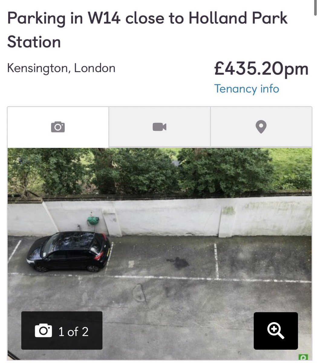 You won’t get that deal with local property owners, want to park? That’s over £5,200 p/a please