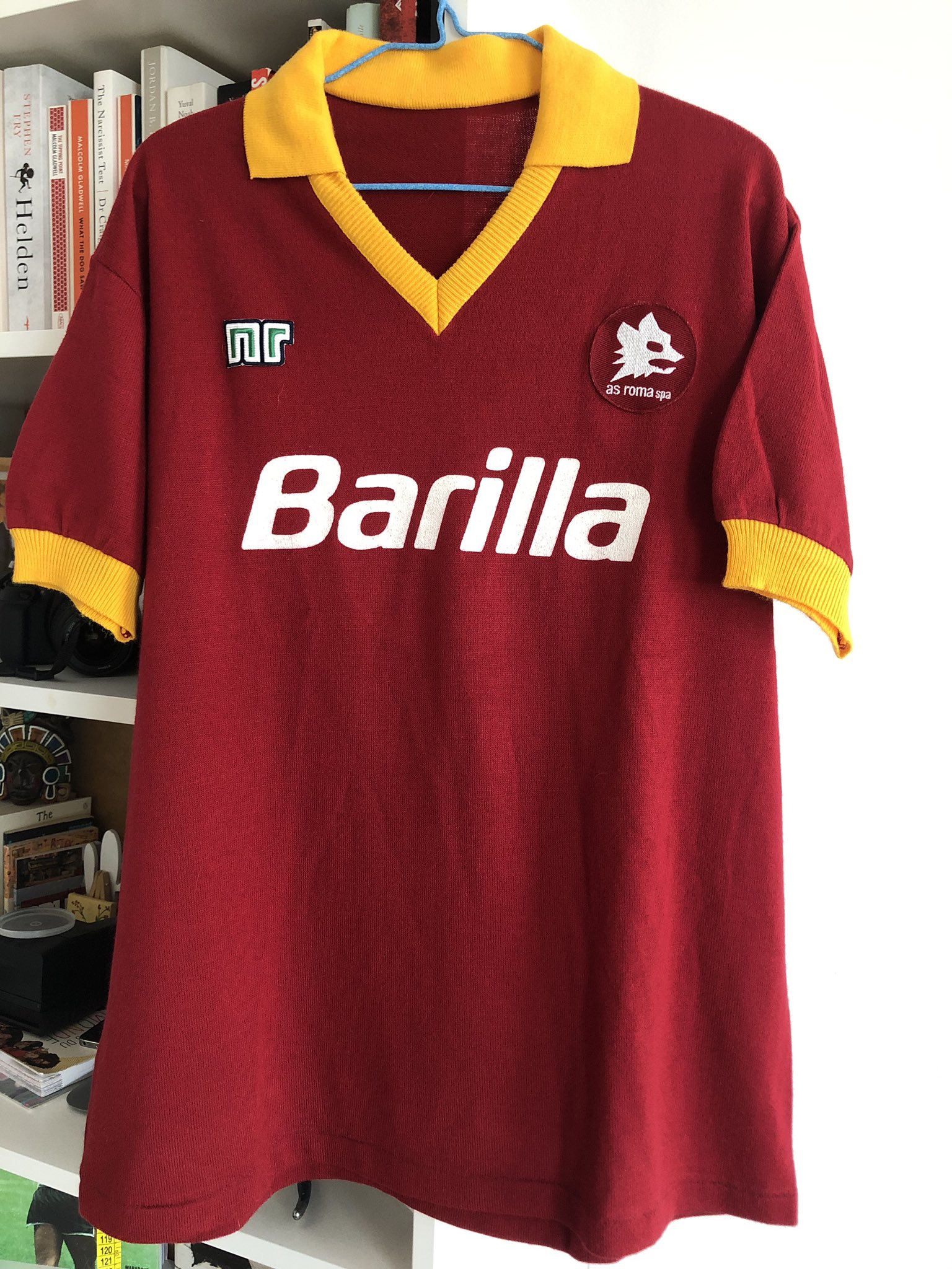 Rudi V枚ller AS Roma kit