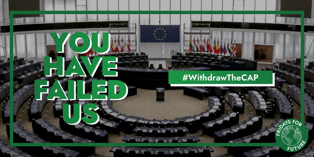 The @europarl_EN has voted to adopt this disastrous CAP, we now urge @TimmermansEU to #WithdrawTheCAP. This is a life and death situation. We expect you to do more.