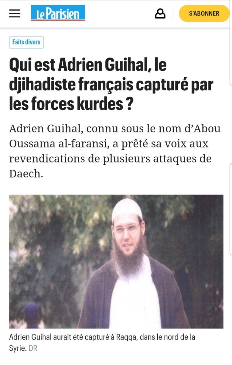 7. Parmi les membres d'ANA MUSLIM, des terroristes comme Adrien Ghuilal, prédicateur déjà condamné pour avoir tenté de faire exploser le siège des renseignements français. Devenu ensuite porte voix de Daech. Une paille !