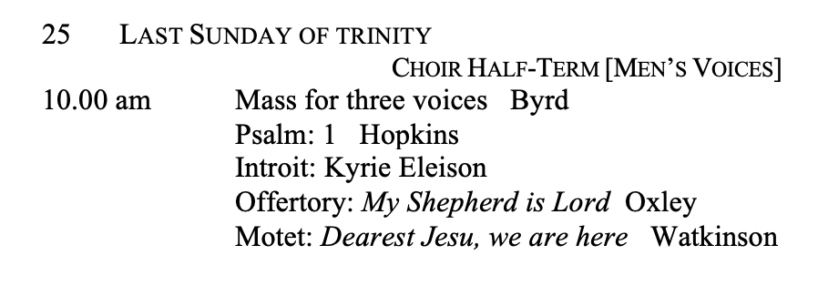 Emmanuel Choir tweet media