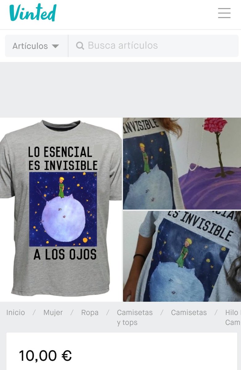 _Hilo_Rojo's tweet photo. Aquí os enseñamos un hilo de todos nuestros diseños!! 
Os recordamos que podéis personalizar vuestra camiseta! 
#elprincipito  #camisetas #vinted #TiempoDeElegir #hechoamano
#ConLosPiesEnElSuelo
 https://t.co/bQYc4XAwV2 https://t.co/PoGVx6XJUs