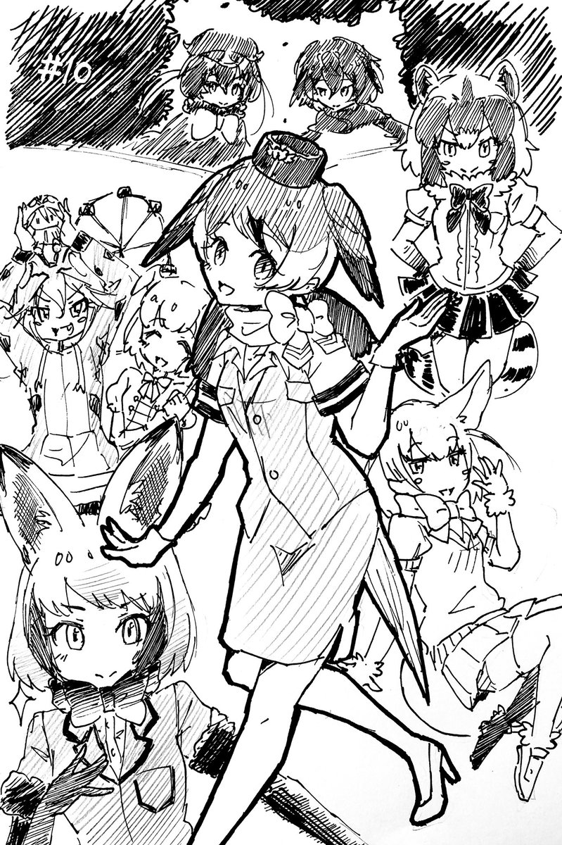 けものフレンズ2観てた時に描いてた絵
#けもフレ
#けものフレンズ 