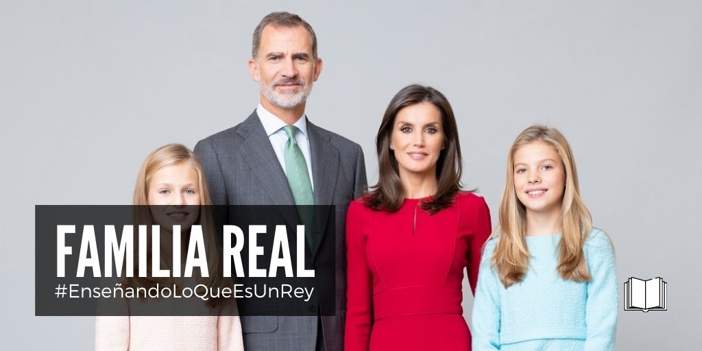 👉 Familia Real. #EnseñándoLoQueEsUnRey ➕🇪🇸❤️⏩ #ReinoDeEspaña #ReyFelipeVI #ReinaLetizia #PrincesaDeAsturias #InfantaSofía 

@EnsenandoR 
@JacoboRamosGr