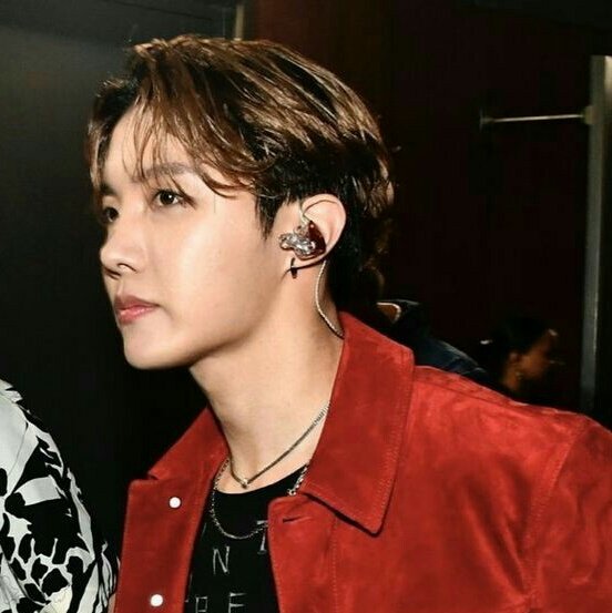 Let me start proving with Jung hoseok's prettiest side profile in red and black combo cuz it be>>>>