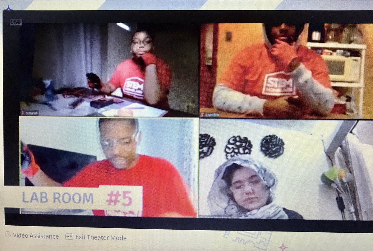 PaulJElsberg's tweet photo. Students begin a five-month virtual experience in #STEM today with @ComEd and @K8theChemist as #STEMHomeLabs works for more diverse representation in science, tech and engineering fields. https://t.co/rSOdl4fDRM