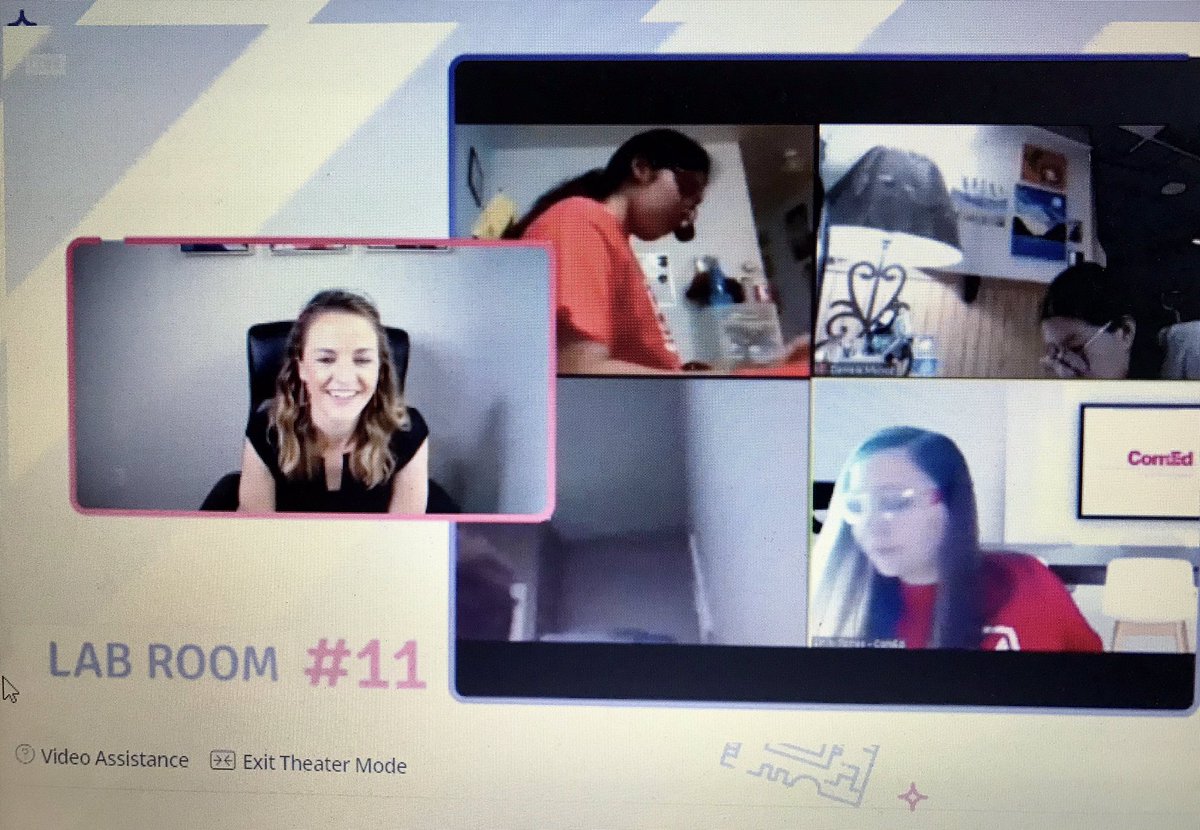PaulJElsberg's tweet photo. Students begin a five-month virtual experience in #STEM today with @ComEd and @K8theChemist as #STEMHomeLabs works for more diverse representation in science, tech and engineering fields. https://t.co/rSOdl4fDRM
