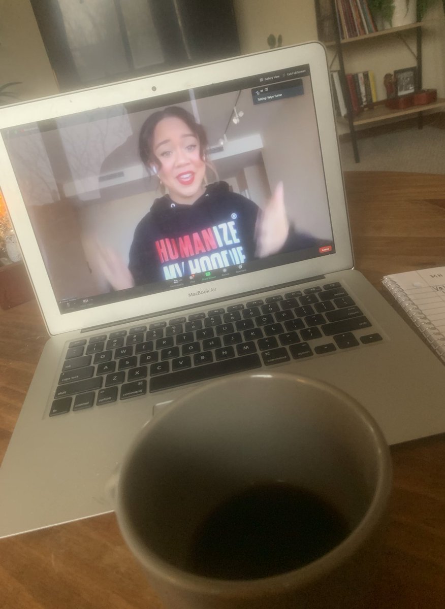 msbeeninga's tweet photo. So inspired by @valynlyric_t’s words this morning - “Antiracism work is not passive, it is active. Racism in our schools is active so we must be too.” Also uplifted by @MisterMinor’s energy and words of wisdom. Thank you @MinnNAME for a valuable virtual conference experience. https://t.co/Cno2d8zOpS