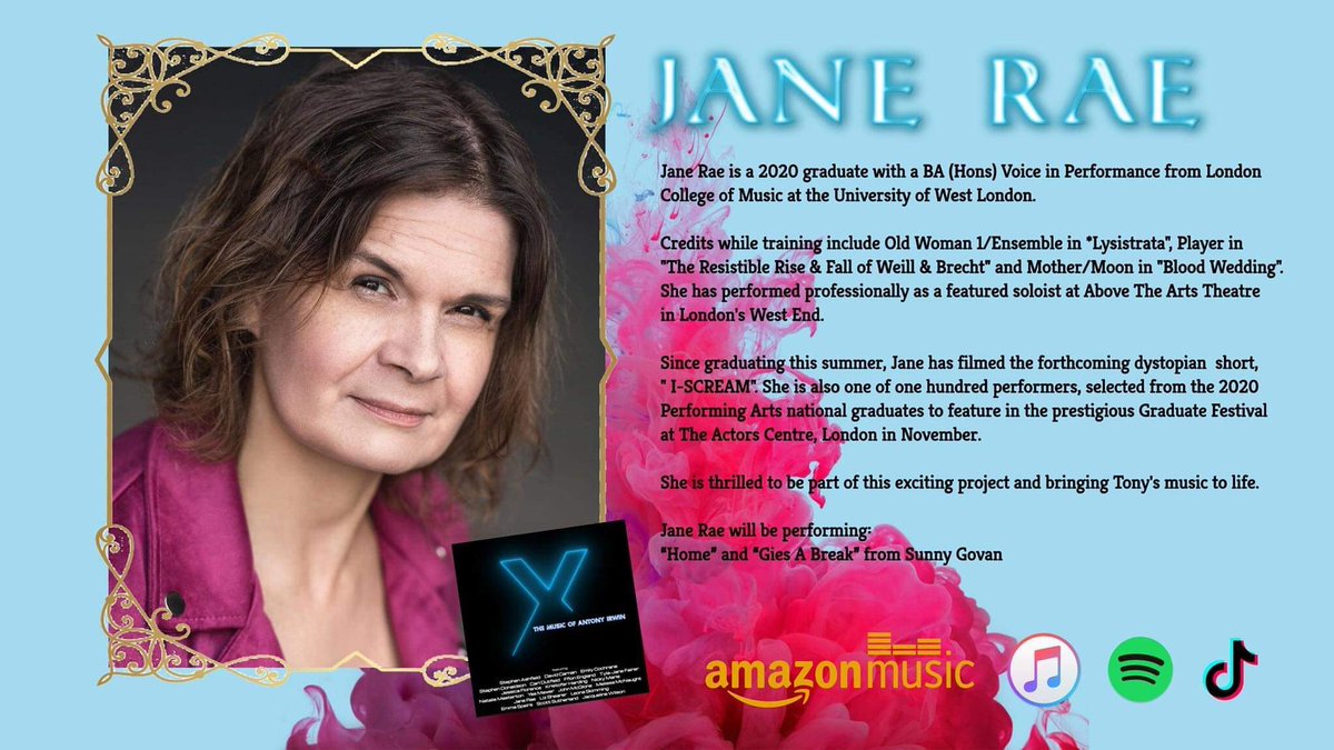 Some more exciting news for our 2020 grads this week, as <a href="/janerae_/">Jane Rae</a> will feature on the brand new album 'The Music of Antony Irwin' which will be released on the 30th of October!

It's available to pre-order now!
