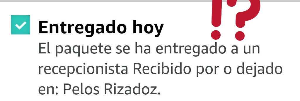 veroeoe's tweet photo. @AmazonNewsES @amazon @AmazonHelp os superais en cada entrega...
De los creadores de "Pedido entregado a Felpudo (literalmente dejado debajo del felpudo 😤)", llega la 2a parte: "pedido entregado a Pelos Rizados". No sé si el conserje está encantado con ese maravilloso mote... https://t.co/elVfmaJV99