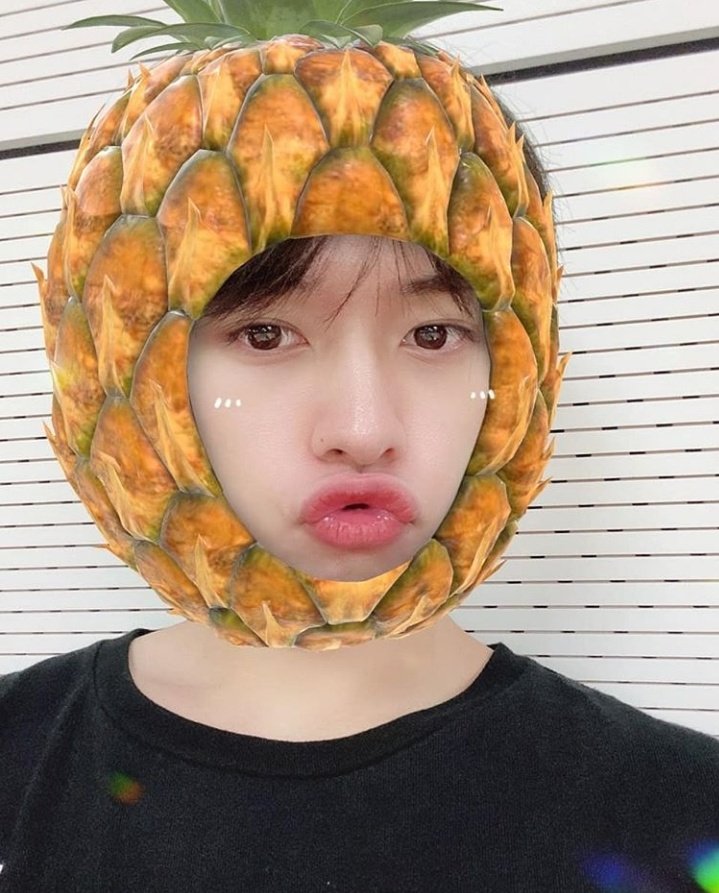 isn't he the most adorable boy and pineapple 