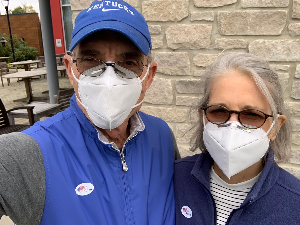 Your voice matters. Your perspectives matter.

Today Mary Lynne and I proudly exercised our civic duty because it's how we ensure that our voices are heard. It only took five minutes — a short time for such an important right. #MaskUpCats