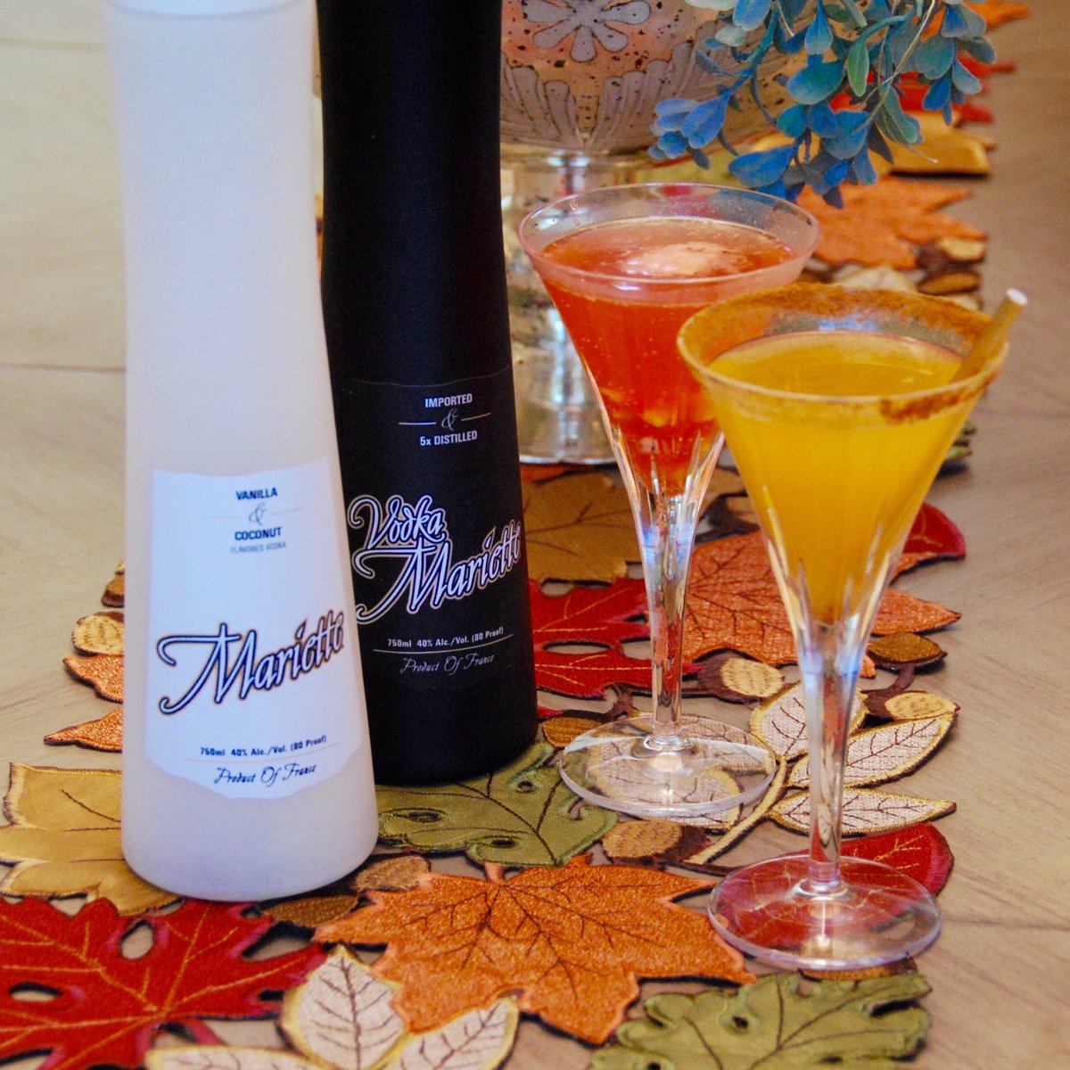 When Autumn imbibing, gotta do it right with Fall cocktails. Recipes at VodkaMariette.com! 🍁🍸🎃