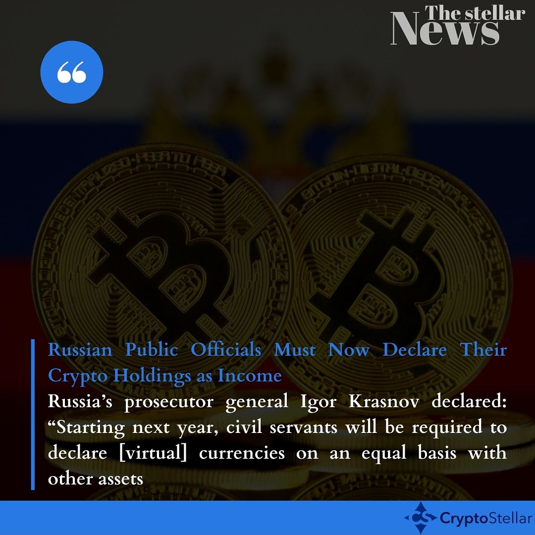 Crypto_stellar's tweet photo. Krasnov said this on Oct. 20 while speaking at a corruption meeting involving 15 other prosecutor generals from the Shanghai Cooperation Organization (SCO) member states and elsewhere.
#Blockchain #Bitcoin #cryptostellar https://t.co/z6PuKqd5Om