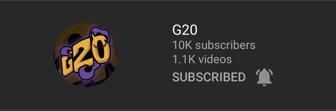Thatguyshadow91's tweet photo. Huge Shout out to my boy @G20YT for hitting 10K , proud of you bro , make excellent content keep up the hard work ! #congrats #youtube #heouthere https://t.co/aw8WFrQ1N6