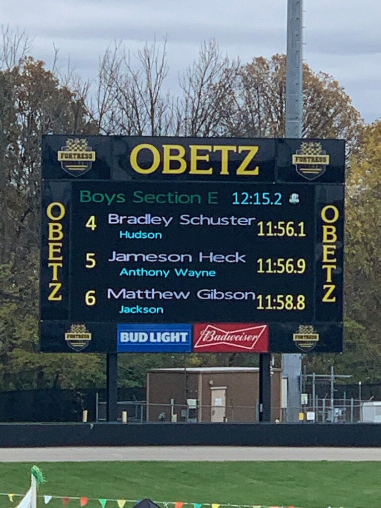 Great run today by Jameson Heck at the JH state XC championship!