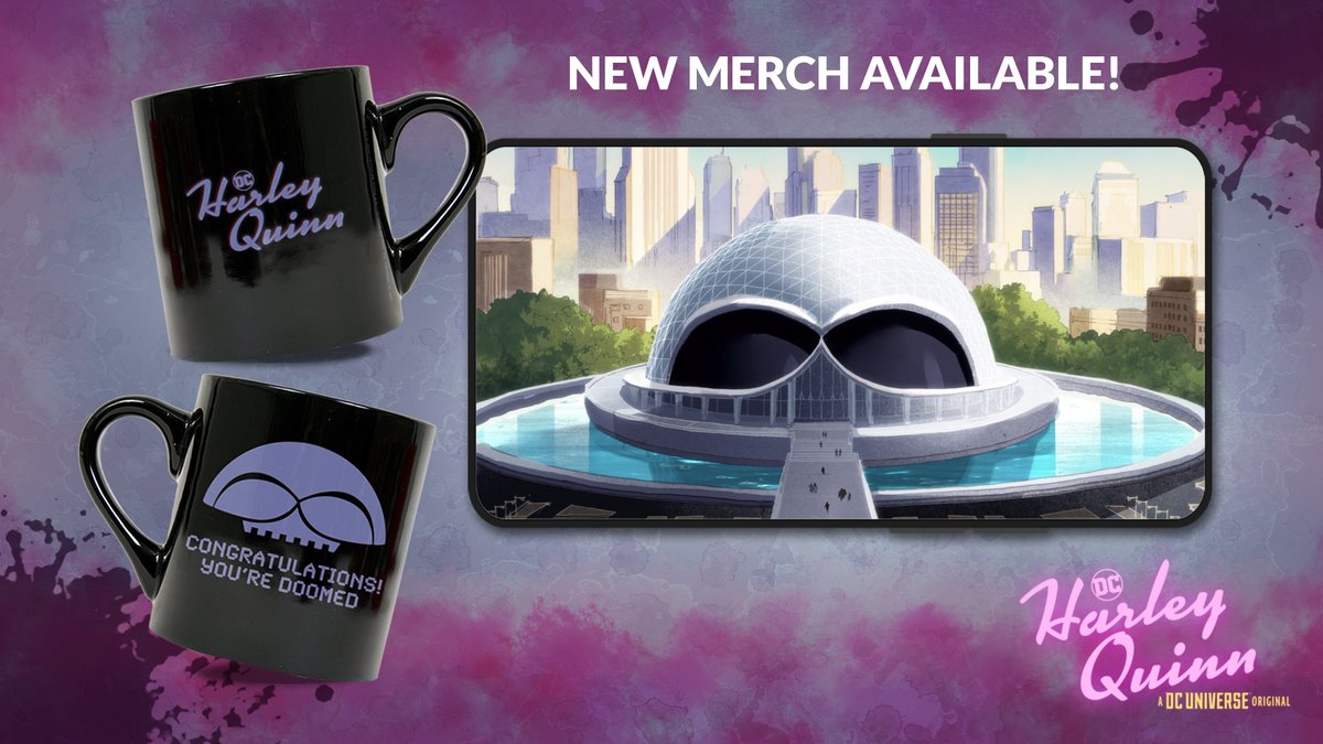 TheDCUniverse's tweet photo. Do you love Harley Quinn? Do you wanna be just like her? Do you think Batman @#$% bats? If the answer to any of these is yes, check out these new super-villainous arrivals to the DC Universe shop! 
https://t.co/jiqaKeoPZZ https://t.co/j6xf9QOSzz