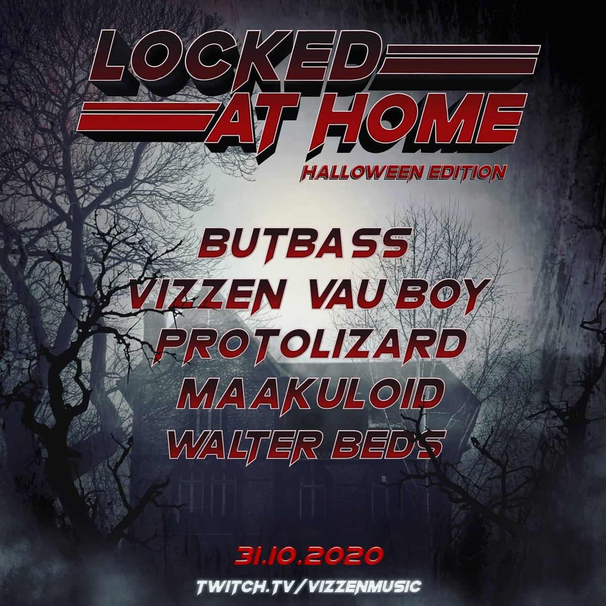 Vizzenmusic's tweet photo. LOCKED AT HOME: HALLOWEEN EDITION 💥👻🎃

Este 31 de Octubre a las 19:00 teneis cita en https://t.co/Oaerzp7Kw5 ⭐

Seis sesiones de 30 minutos cargadas de sorpresas, ID's y todo el talento de estos productores nacionales que me acompañan en esta nueva edición 🤩 https://t.co/614utsocpS