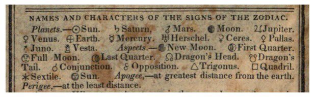 13/ Here are examples from the 2nd cluster of planet lists, 1831 - 1839. These are hybrids. The Earth was added as a planet and the Sun was STILL a planet. Same for the Moon. Adding the Earth was theoretical heliocentrism; keeping the Sun was pragmatic geocentrism for astrology.