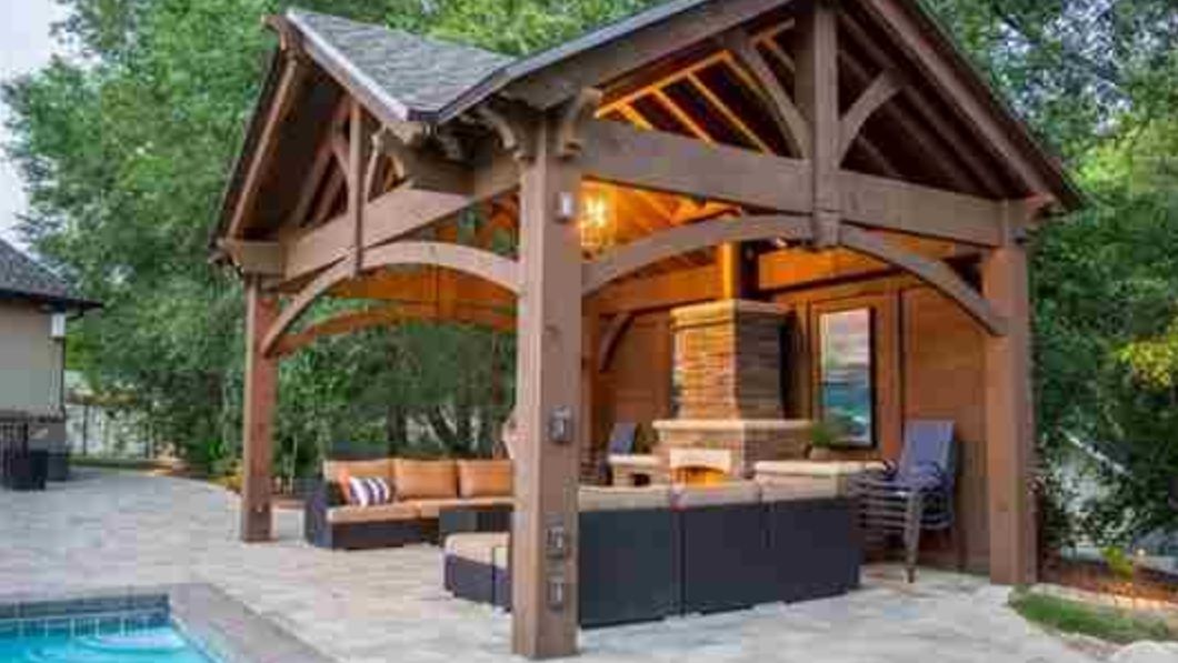 Spending time in the backyard with friends and family? Contact Western Timber Frame to see if you qualify for a free backyard consultation. <a href="/WoodPergolaKits/">Western Timber Frame</a> is America's #1 Timber Pergola Kit Company. Connect with them in our Virtual Showroom - deseretnewshomeshow.com/virtual-home