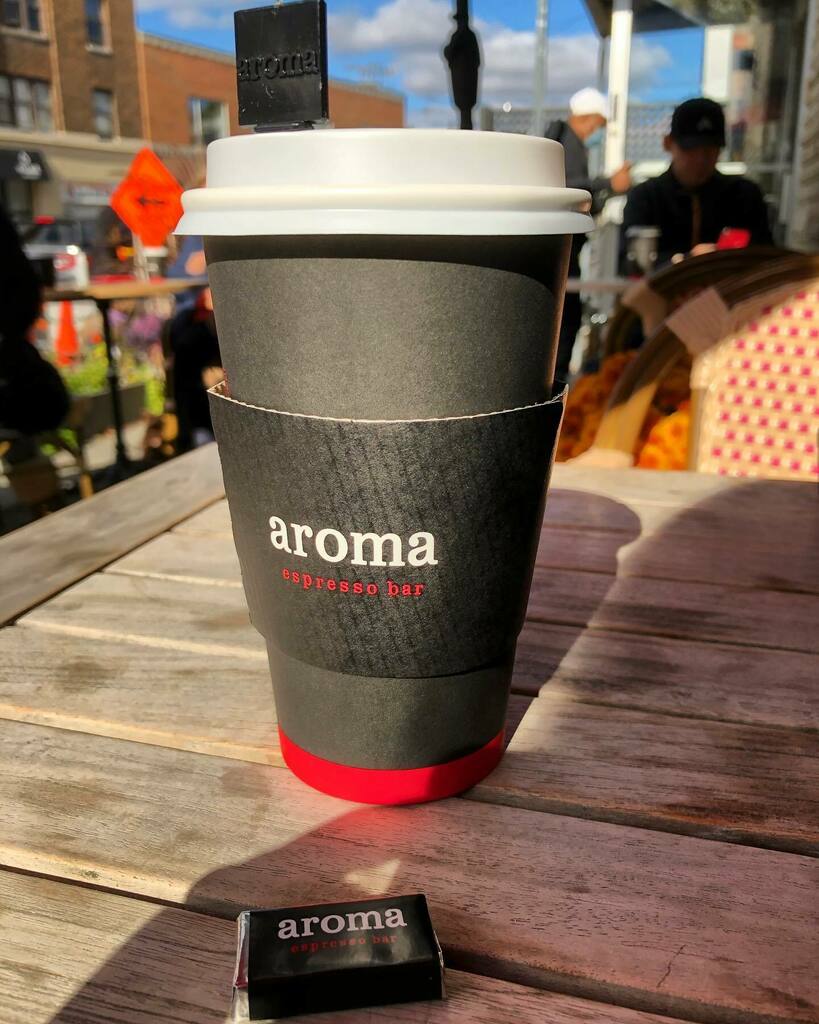 Mywholebean's tweet photo. I like my Saturday morning lattes chai style @aroma.canada #latte #caffeine #coffee #coffeetoronto #weekendvibes https://t.co/jFqw9Z8Jl4