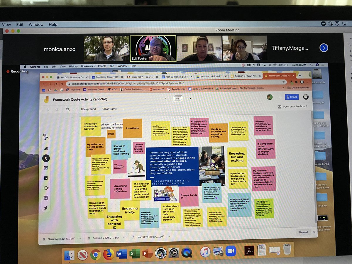 monymony92's tweet photo. In progress: Science as a Lever for Language and Literacy - teacher share out of engagement with lanaguage as Mr. @WilliamFranzell  stated “engagement leading to empowerment” of our Alisal Students! @adoptedelf @AlisalUSD @MCOE_Now @pk12innovation @MCOE_ELA #alisalstrong https://t.co/jE0E6RMyUy